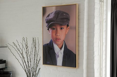 Canvasfoto met wissellijst